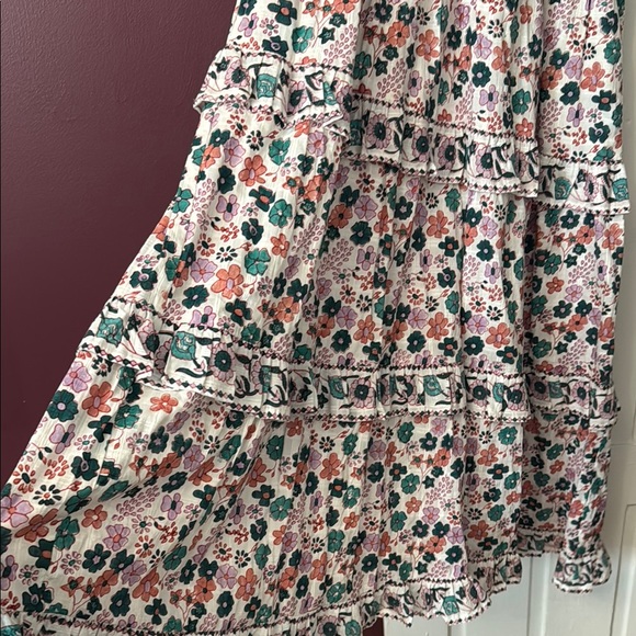 Colonels Floral Ruffle Tiered Midi Dress - Picture 4 of 4